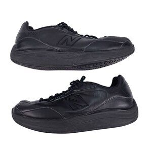 New Balance 1442 Walking Shoes Women 11 D Black Leather Sneakers WW1442BS